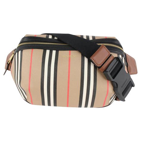 burberry leather pounch|burberry fanny pack.